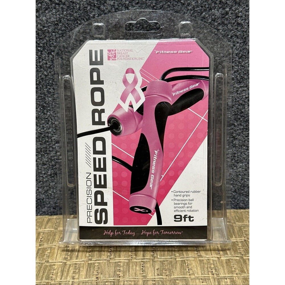 Fitness Gear Precision Pink 9 Foot Speed Jump Rope, New